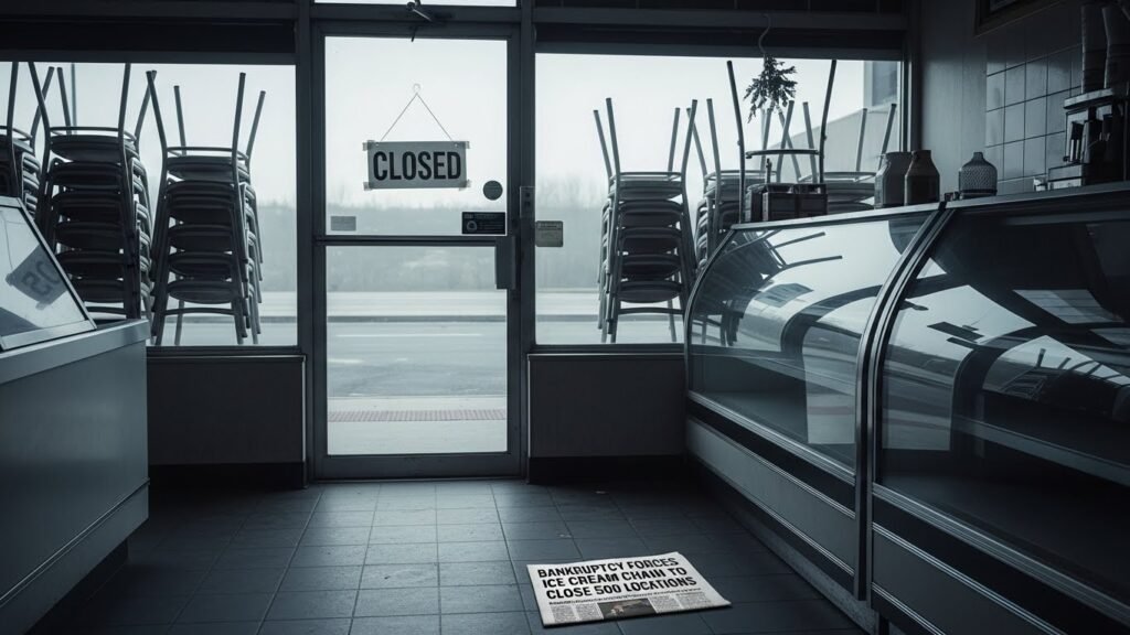 bankruptcy forces ice cream chain to close 500 locations