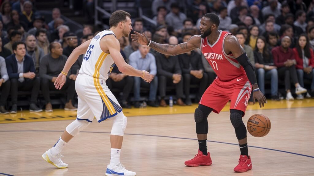 Golden State Warriors Vs Houston Rockets Match Player