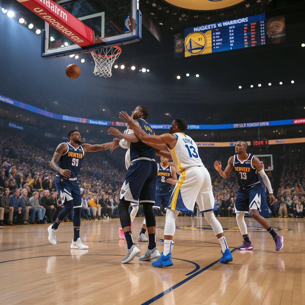 denver nuggets vs golden state warriors match player stats
