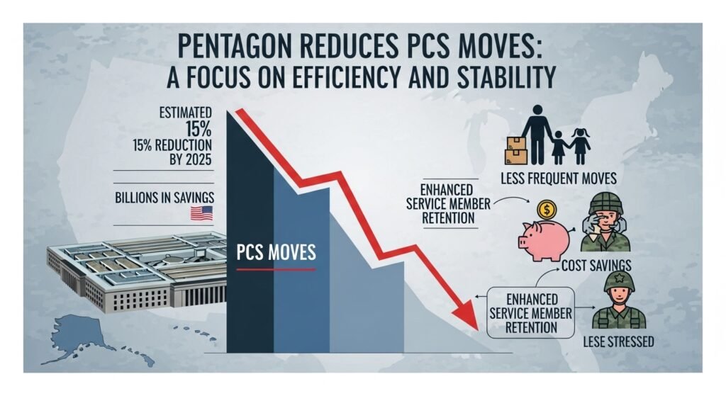 pentagon military pcs moves reduction