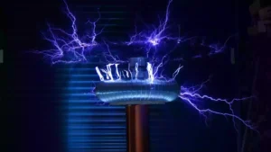 Tesla coil sparking