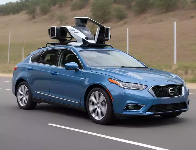 Lidar Technology in automotive car
