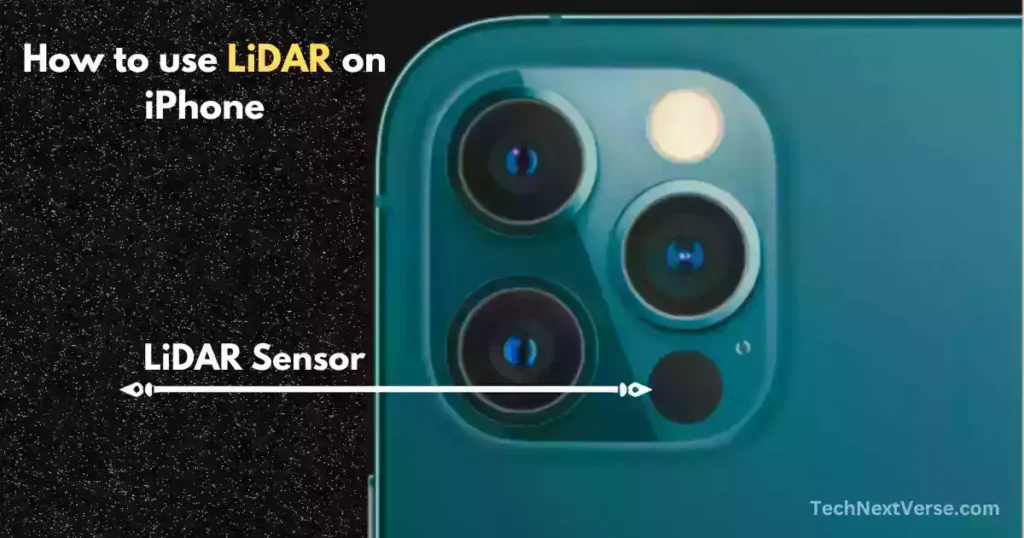 Lidar technology in iPhone