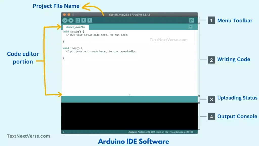 Arduino IDE Software all parts 