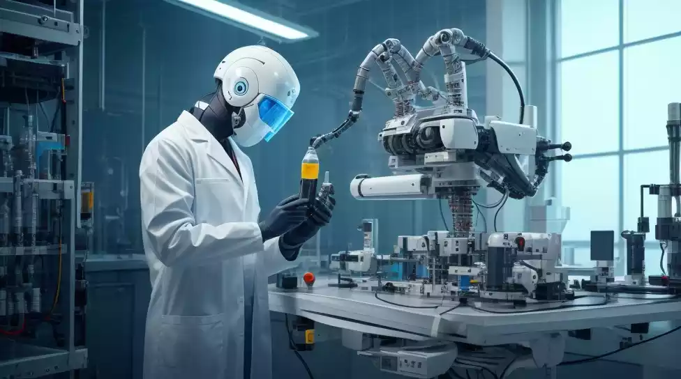 Scientist-makes-robot