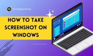 how to take screenshot on windows