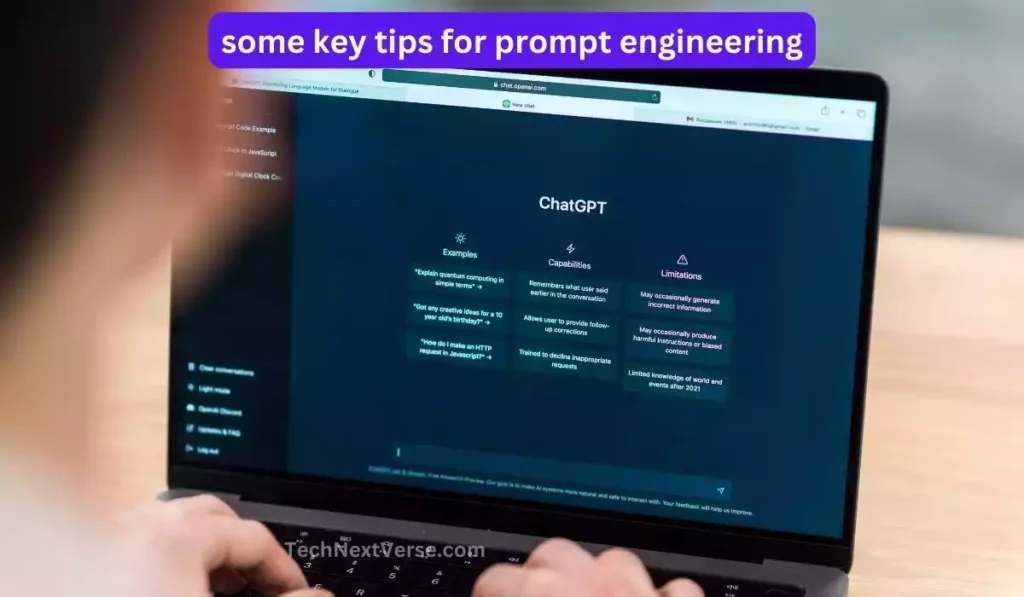 user uses chatgpt prompt engineering in laptop- Best Prompt Engineering for ChatGPT