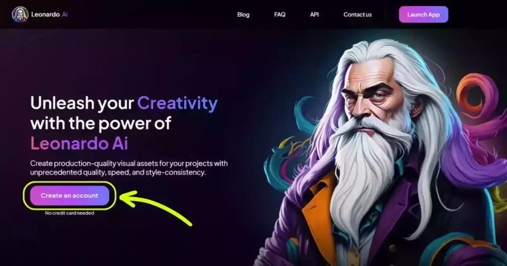 leonardo ai create account