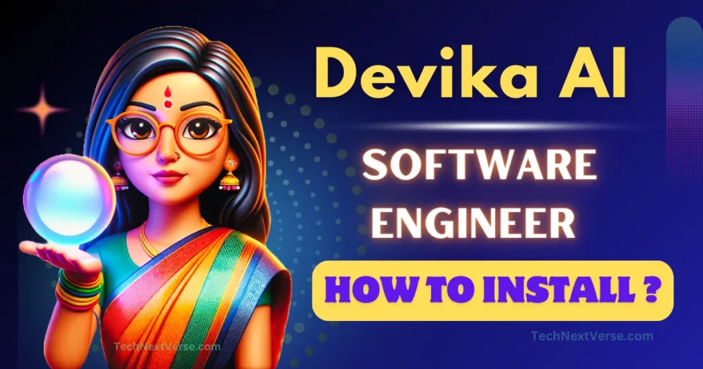 a girl holds with a magical glowing glass ball how to install Devika AI Software Engineer