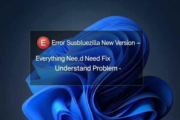 error susbluezilla new version