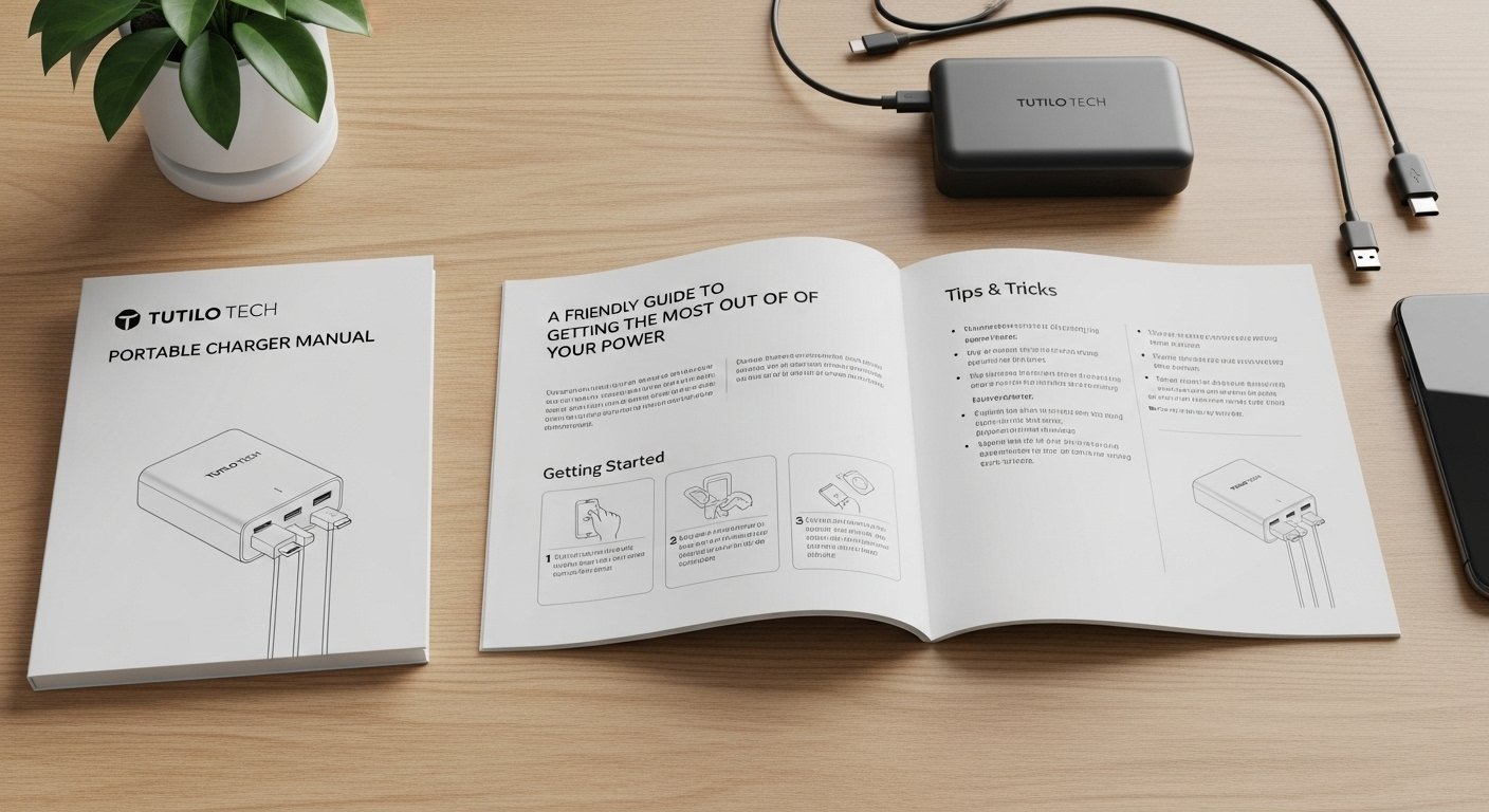 tutilo tech portable charger manual