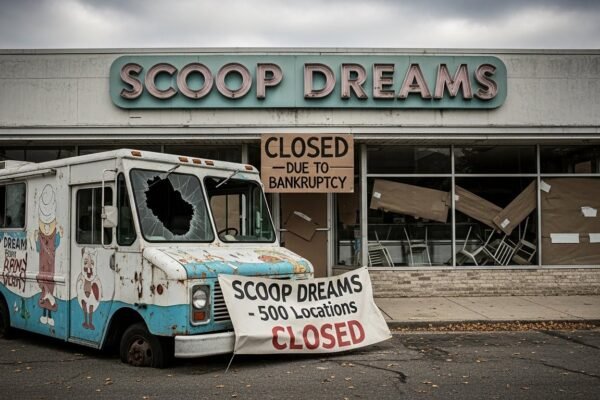 bankruptcy forces ice cream chain to close 500 locations