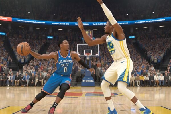 okc thunder vs golden state warriors match player stats