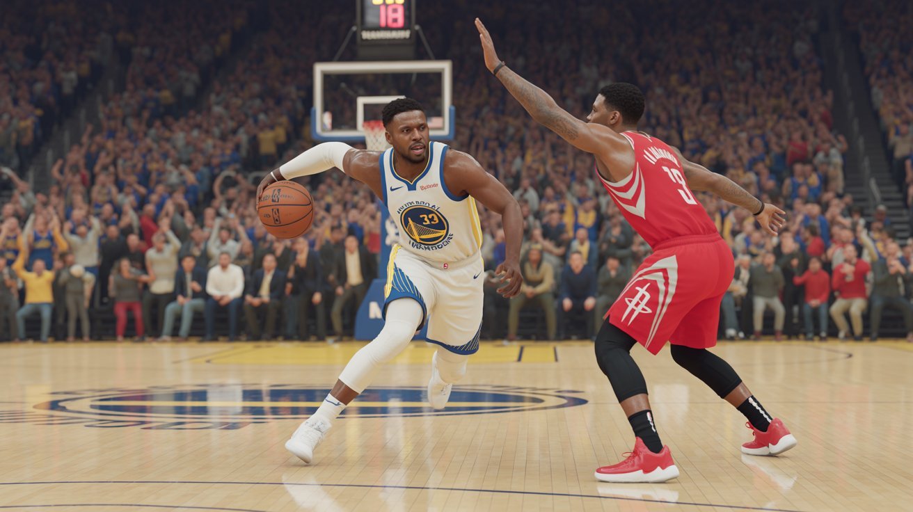 Golden State Warriors Vs Houston Rockets Match Player