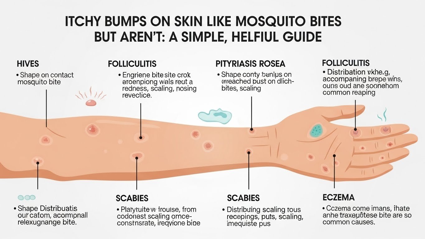 itchy bumps on skin like mosquito bites but aren't
