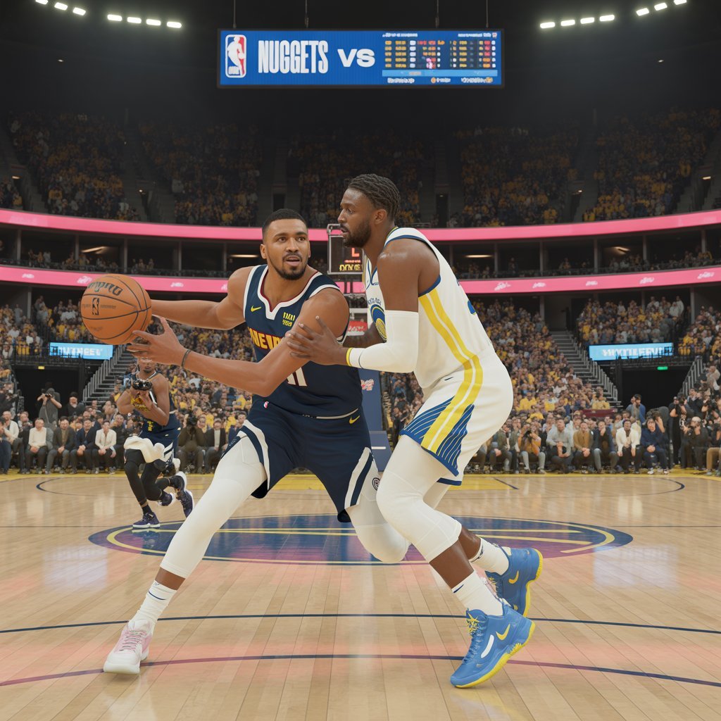 denver nuggets vs golden state warriors match player stats