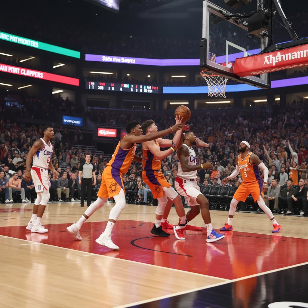 phoenix suns vs la clippers match player stats